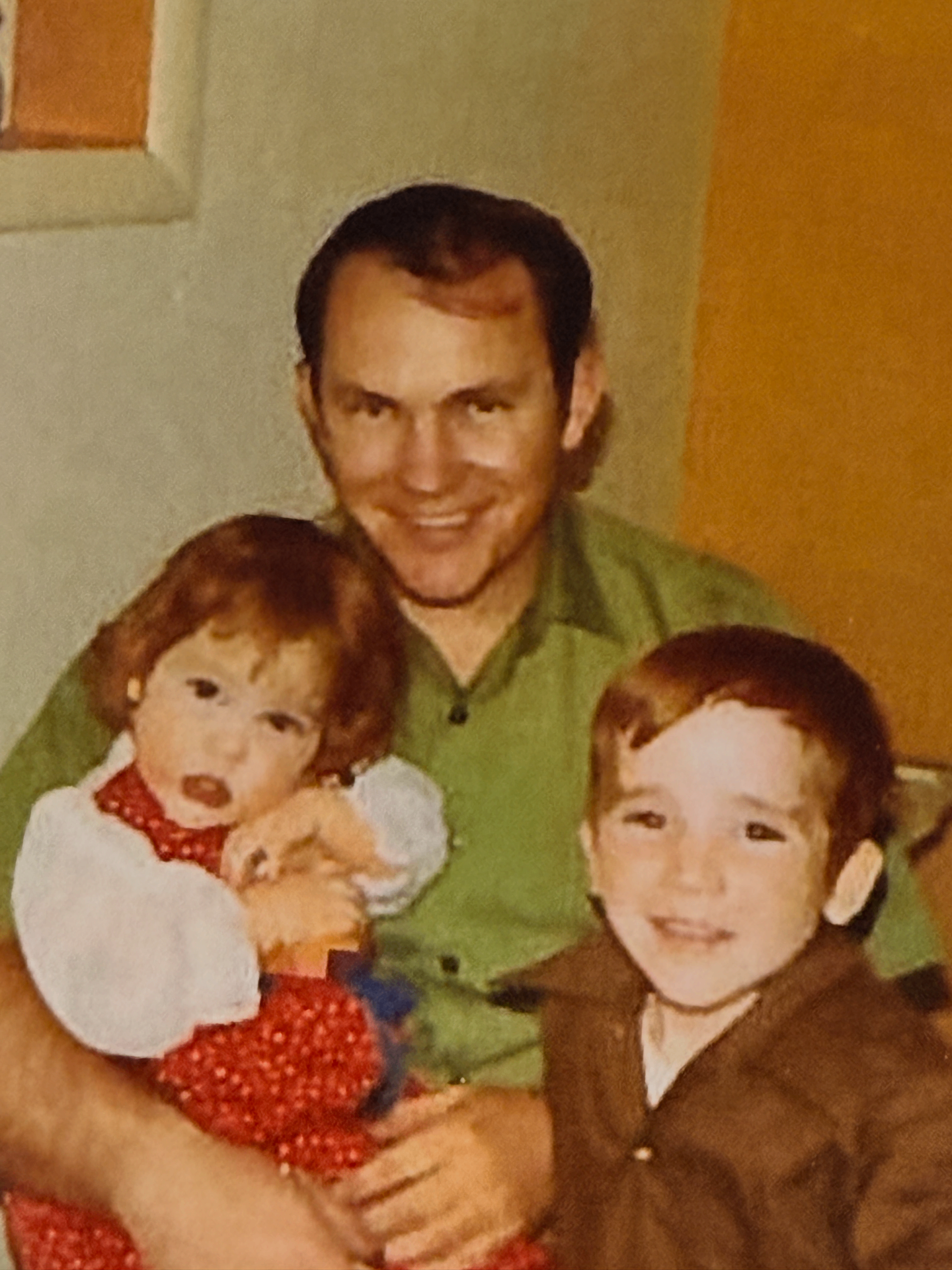 Daddy with Greg and Ginger