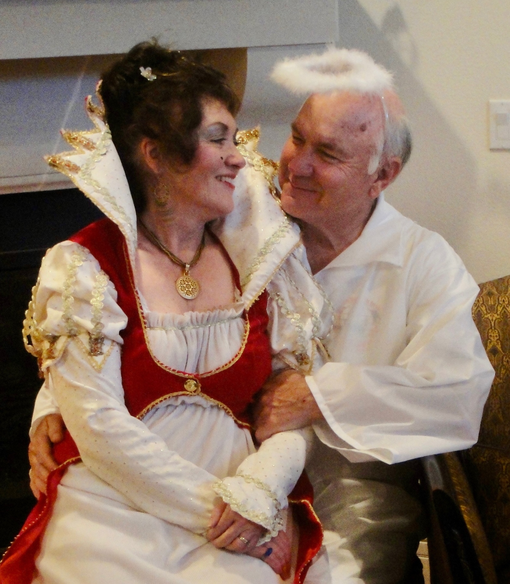 Halloween (our Daddy hated dressing up, but did it for the grandkids)