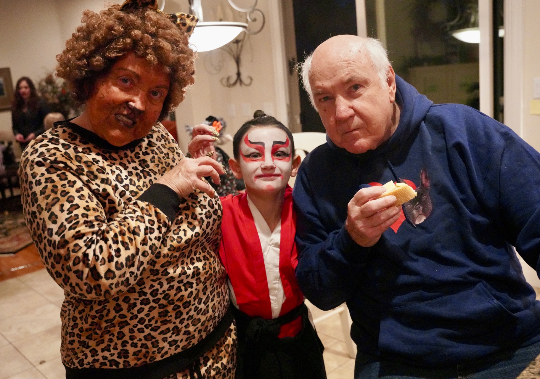 Halloween (our Daddy hated dressing up, but did it for the grandkids)